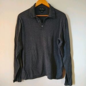 Men's collared sweater